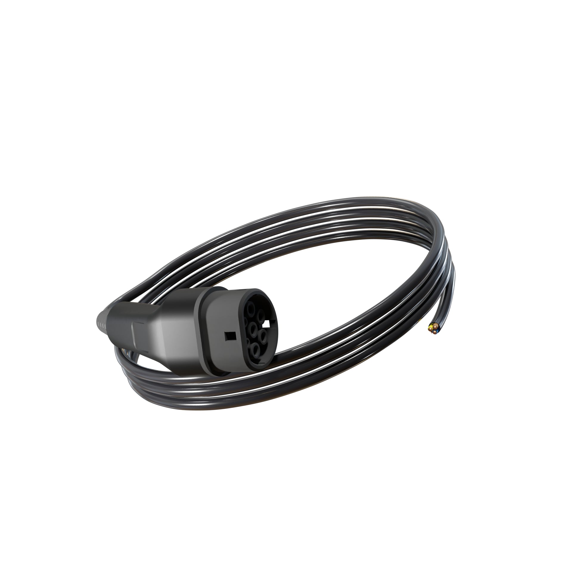 Wottz Tethered EV Charging Cable